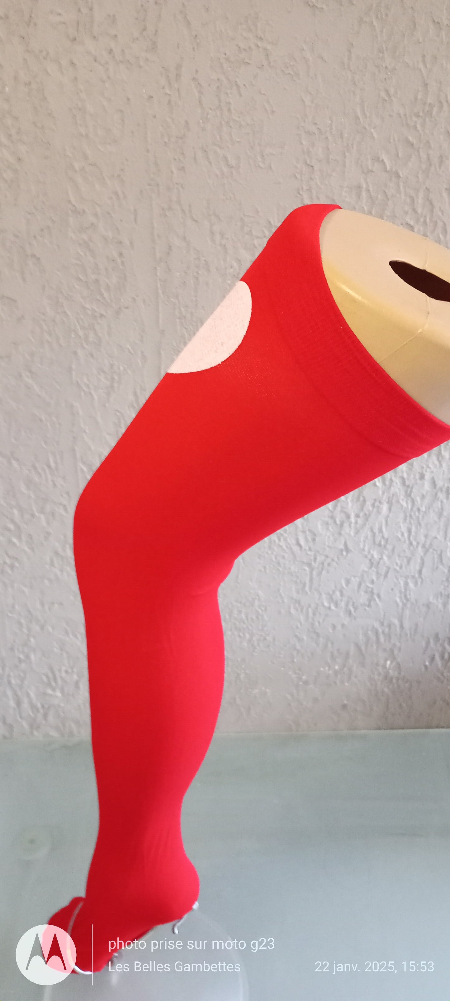 Chaussette Haute "Heart" Taille Unique
