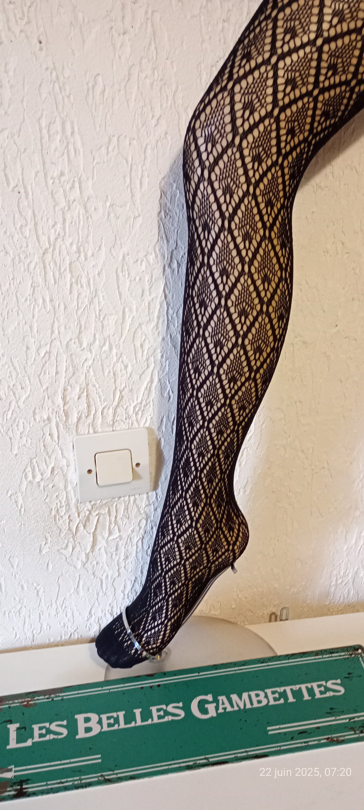 Collant Dentelle Dim Les Belles de Dim Taille 1/2
