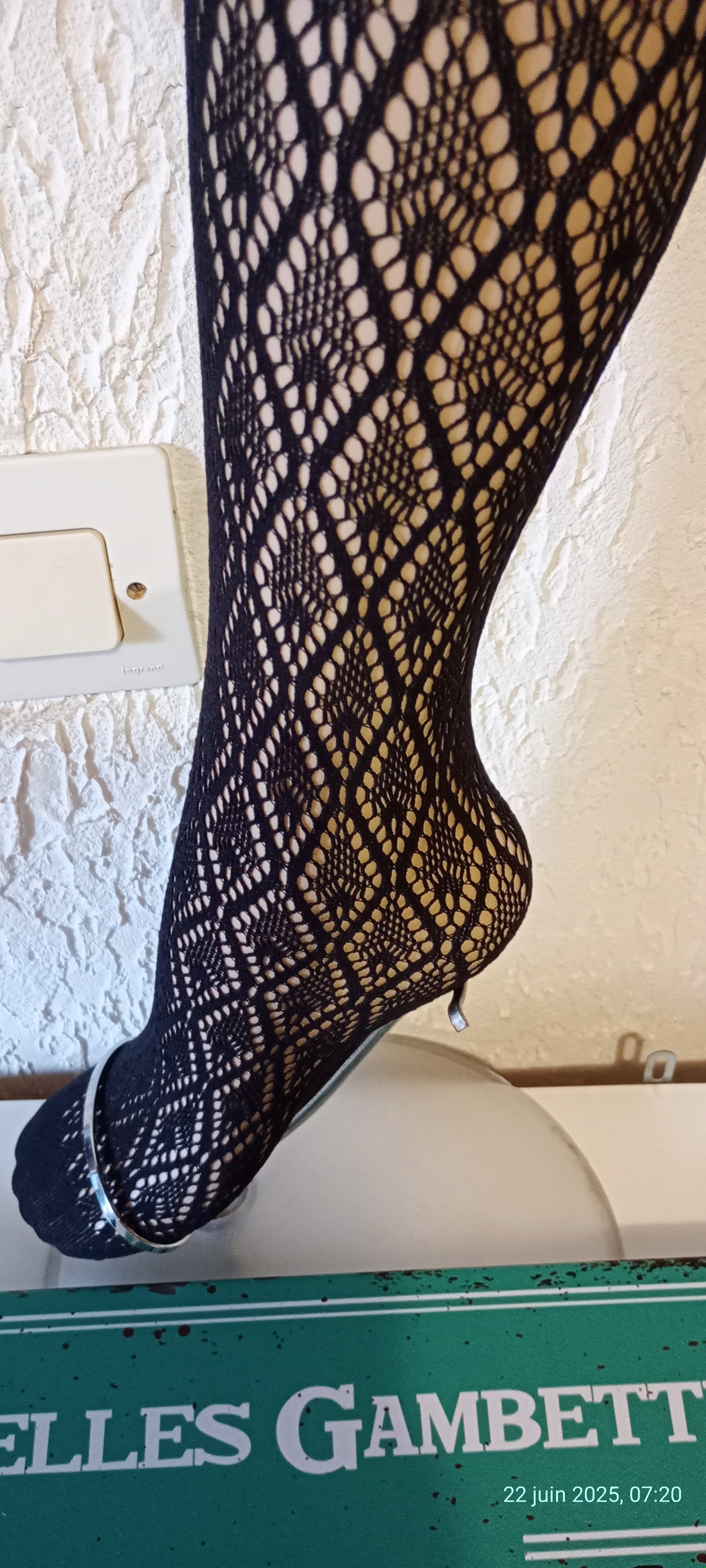Collant Dentelle Dim Les Belles de Dim Taille 1/2