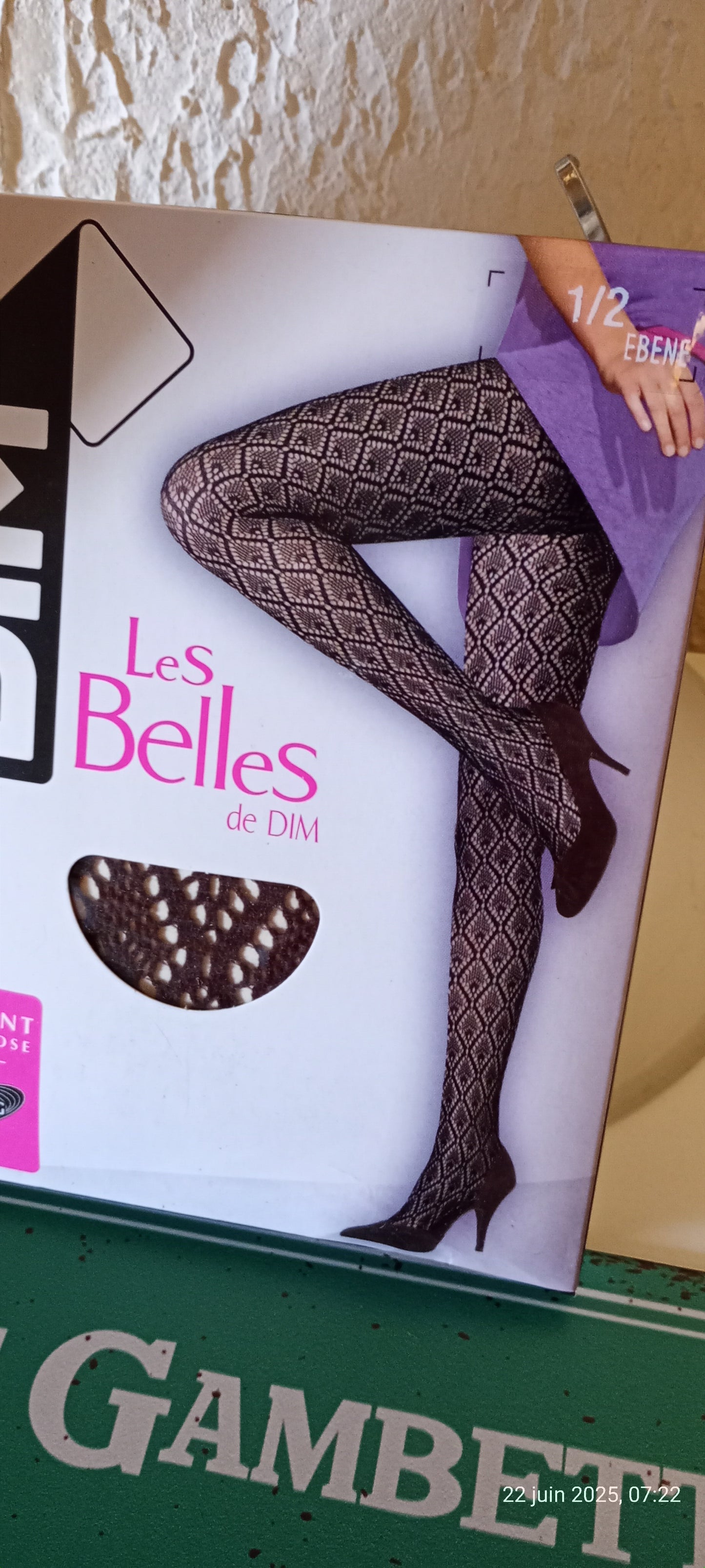Collant Dentelle Dim Les Belles de Dim Taille 1/2