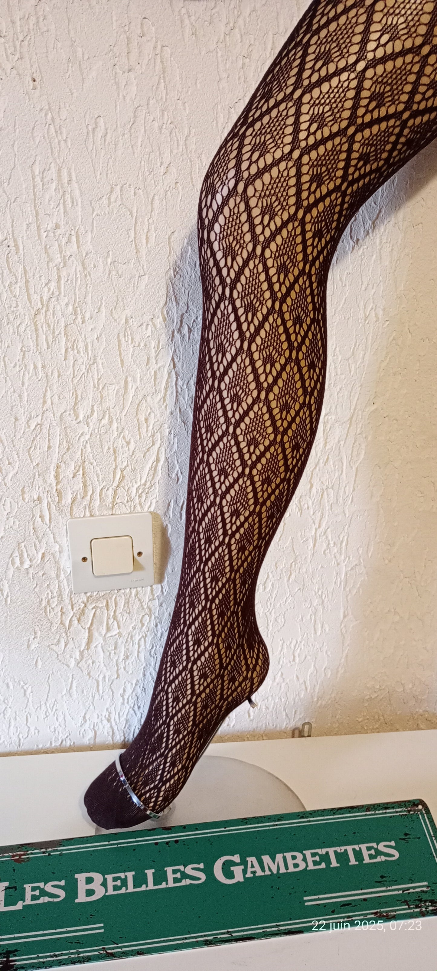 Collant Dentelle Dim Les Belles de Dim Taille 1/2