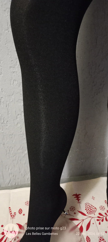 Collant Fantaisie Effet Bas/Chaussettes 🖤 Taille L